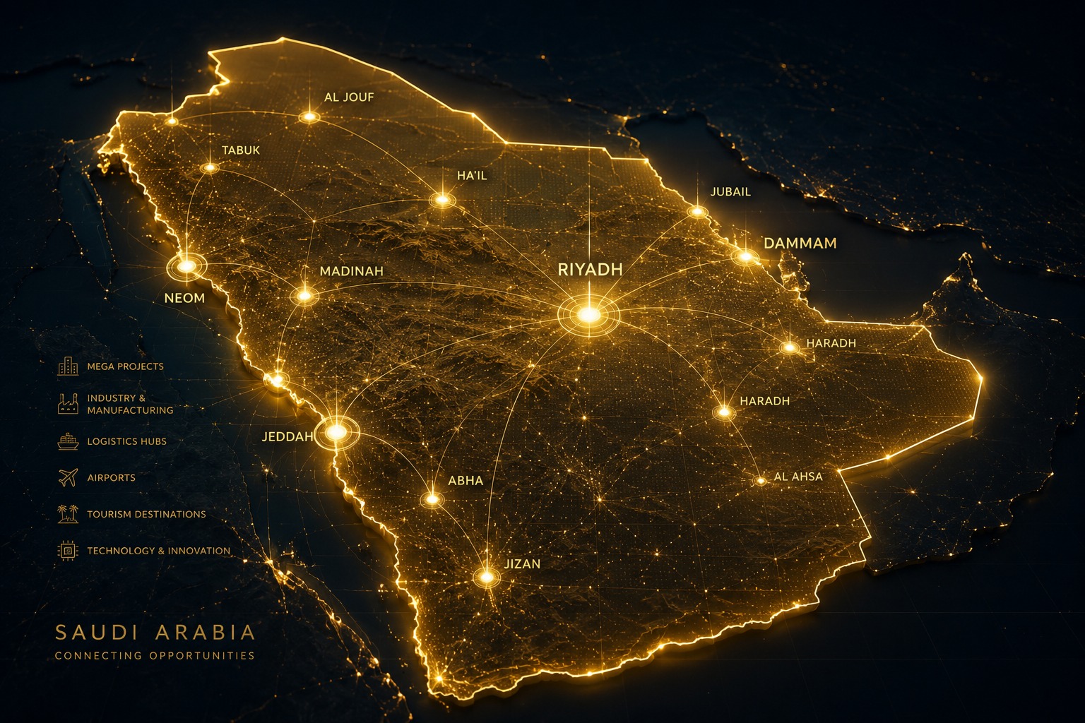 Saudi Arabia Map